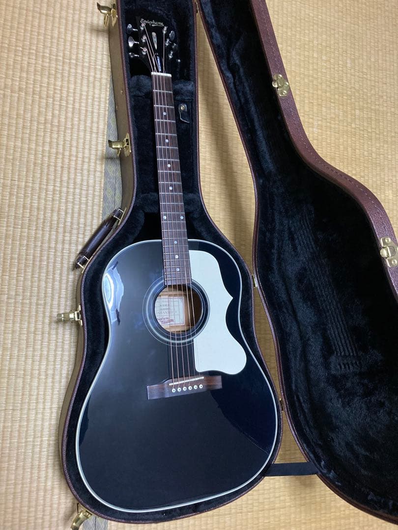 【希少】Epiphone AJ-45ME/EB 美品　Gibsonハードケース付