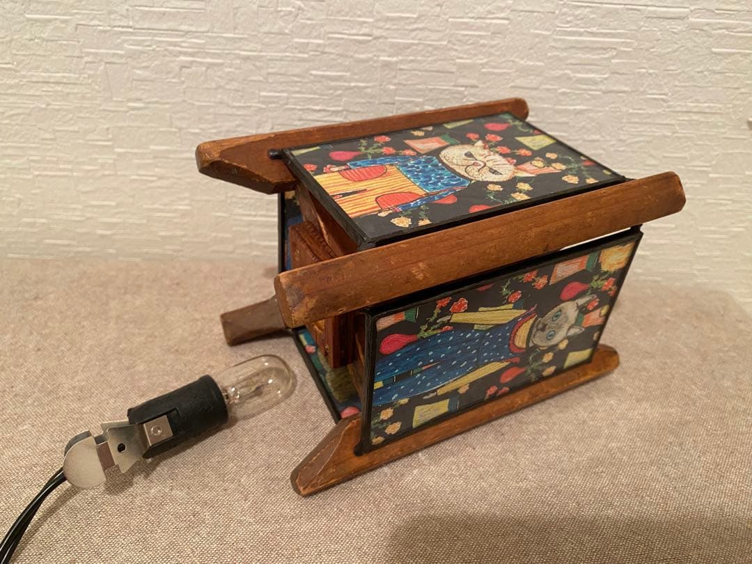 ハンドメイド⭐︎可愛い⭐︎世界で１つ　ナイトランプ　mannine マンナイン