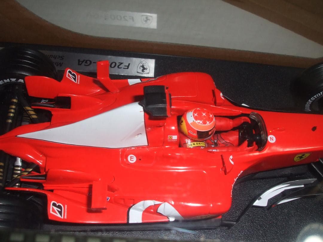 未開封　フェラーリ　２００３－GA　M・シューマッハ　＃１　マテル　 １／１８