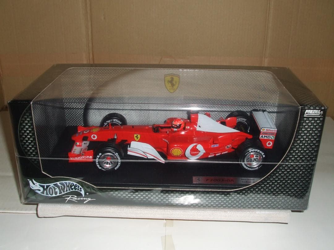 未開封　フェラーリ　２００３－GA　M・シューマッハ　＃１　マテル　 １／１８