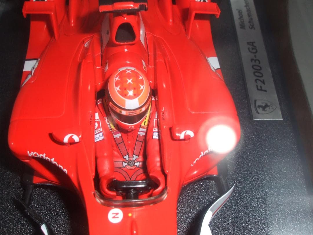 未開封　フェラーリ　２００３－GA　M・シューマッハ　＃１　マテル　 １／１８