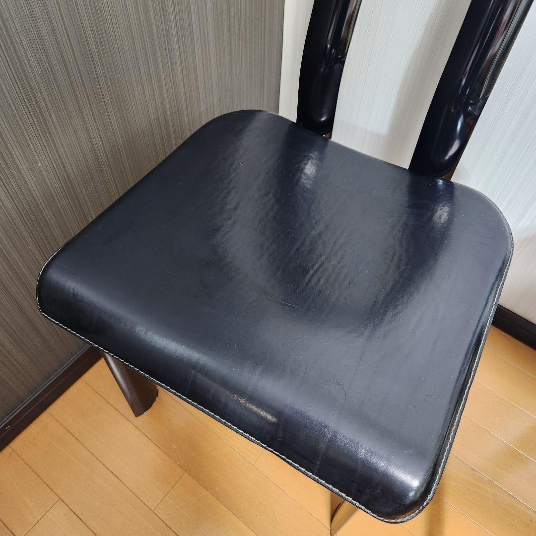 【4脚セット】YCAMI イタリア製 高級 ハイバック チェア Regia