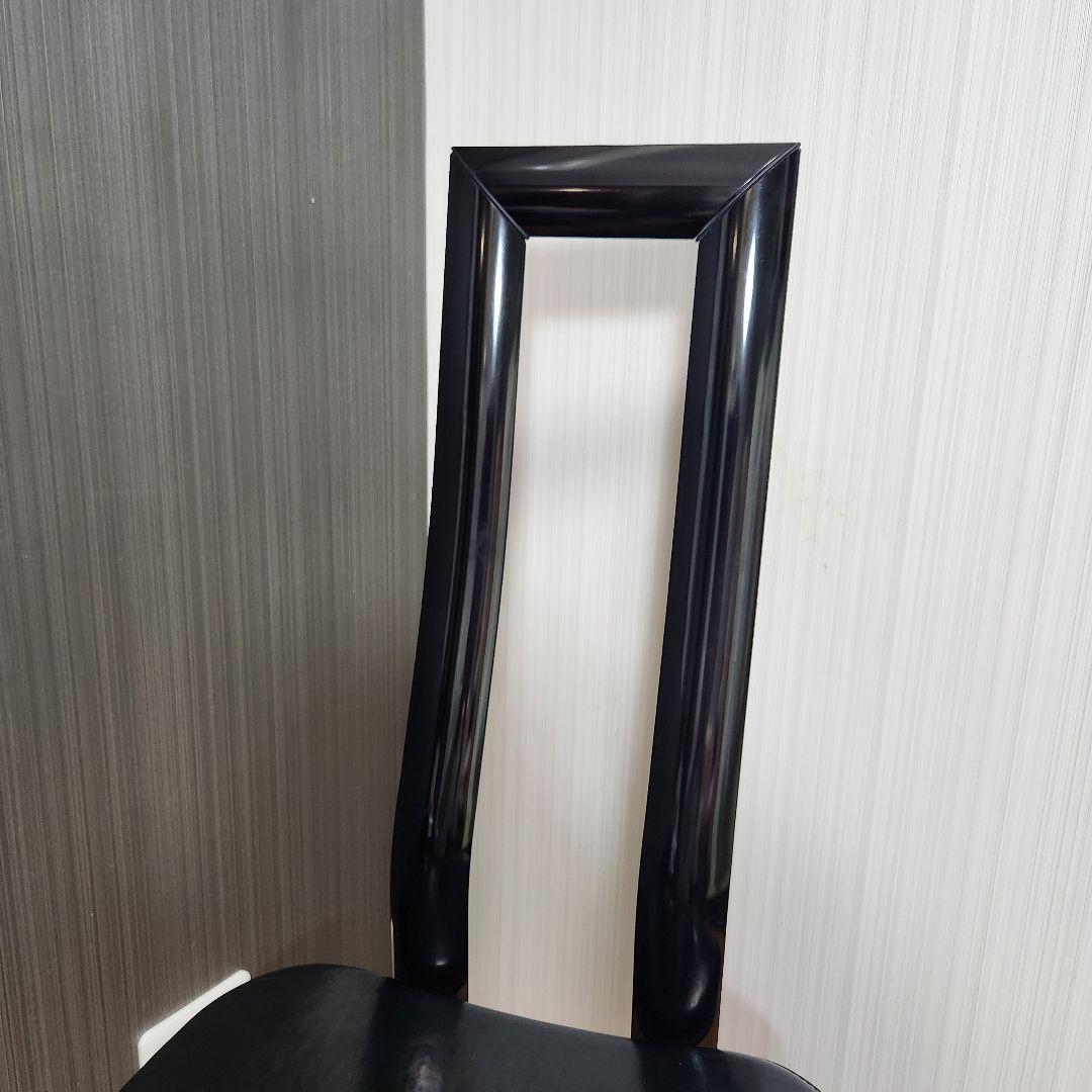 【4脚セット】YCAMI イタリア製 高級 ハイバック チェア Regia