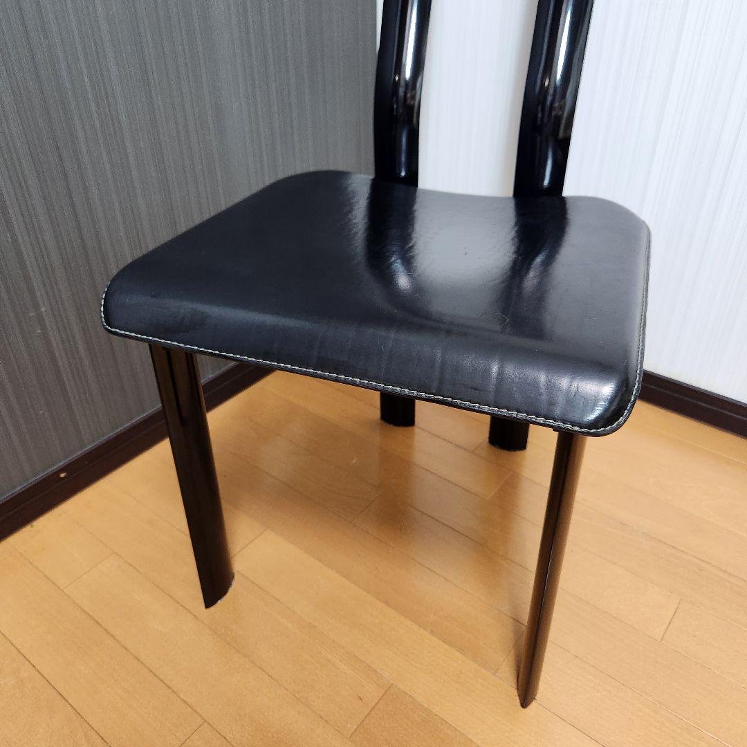 【4脚セット】YCAMI イタリア製 高級 ハイバック チェア Regia