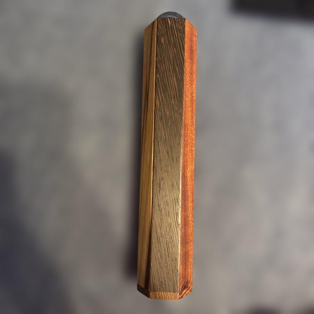 作家物 木製万華鏡 サイン入り ハンドメイド 工芸品