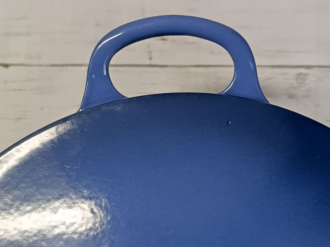 ルクルーゼ マルミット 両手鍋 26cm 青　LE CREUSET