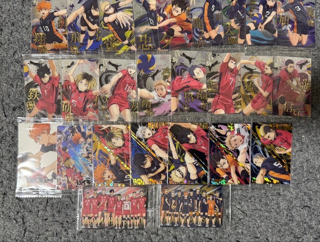 26種類 フルコンプ 劇場版ハイキュー ウエハース コンプリート 全種セット