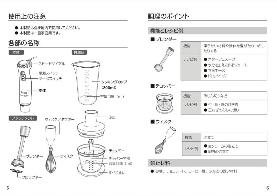 新品未使用 T-faL ティファール infiny Force ブレンダー 赤