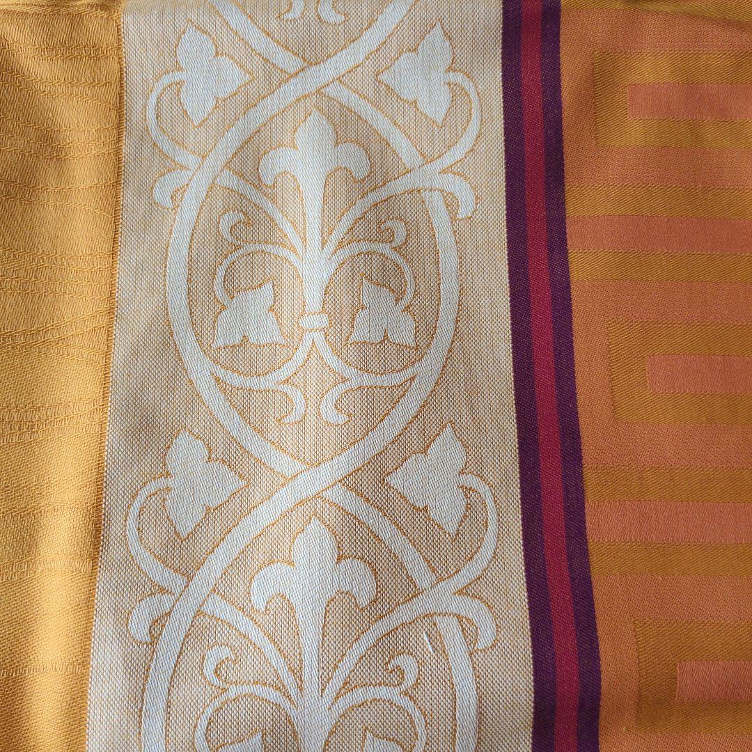 ル ジャカールフランセ　オレンジ系　テーブルクロス　175×250