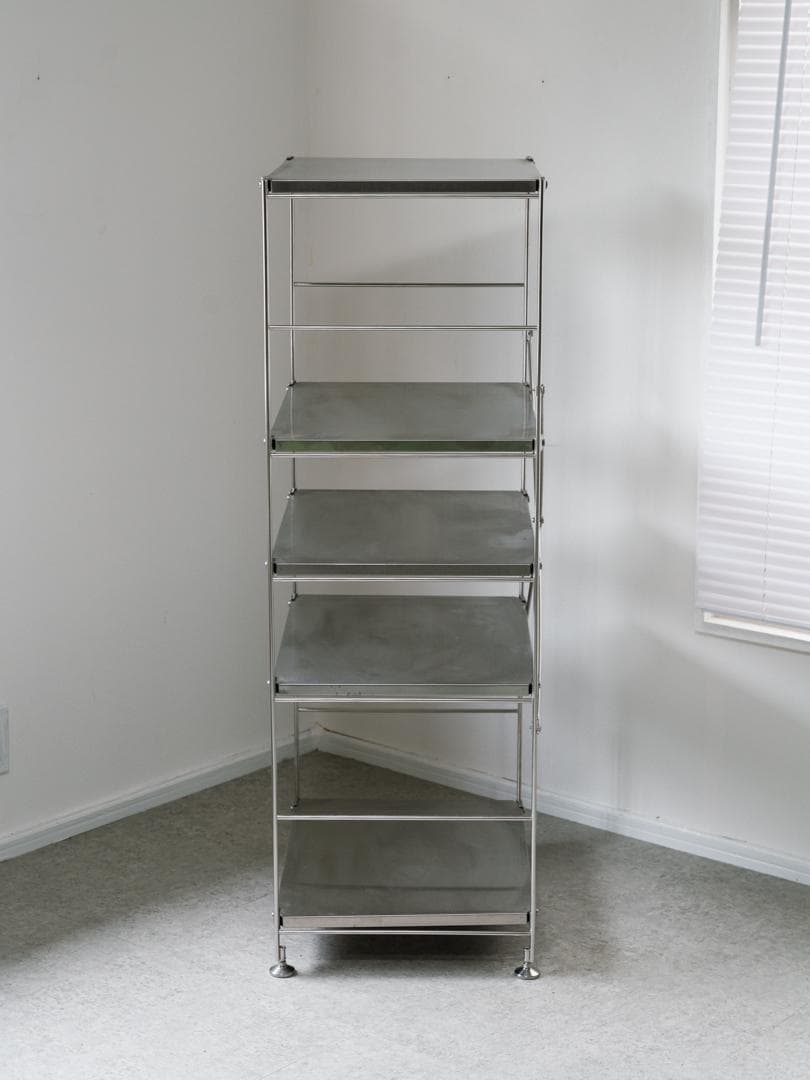 無印良品 ステンレスユニットシェルフ セット 棚 インダストリアル