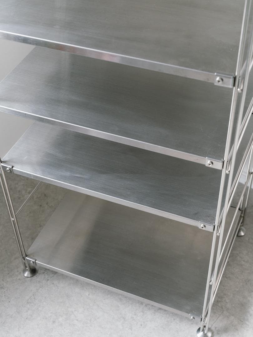 無印良品 ステンレスユニットシェルフ セット 棚 インダストリアル