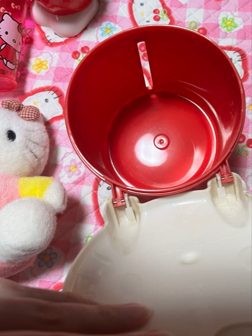 キティ　カオハナ　小物入れ　ペン立て　カバー　小物入れ　三段ボックス　収納