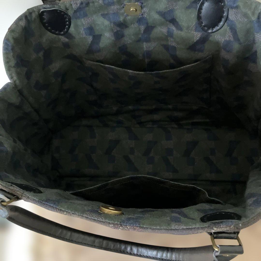 ハンドメイドパッチワークバッグ