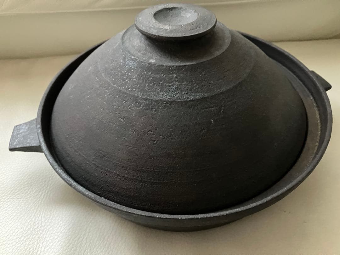 R*S様 二階堂明弘 土鍋　(金継ぎ修復、観賞用) 作家もの　蓋は美品 陶芸作家