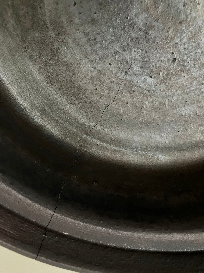 R*S様 二階堂明弘 土鍋　(金継ぎ修復、観賞用) 作家もの　蓋は美品 陶芸作家