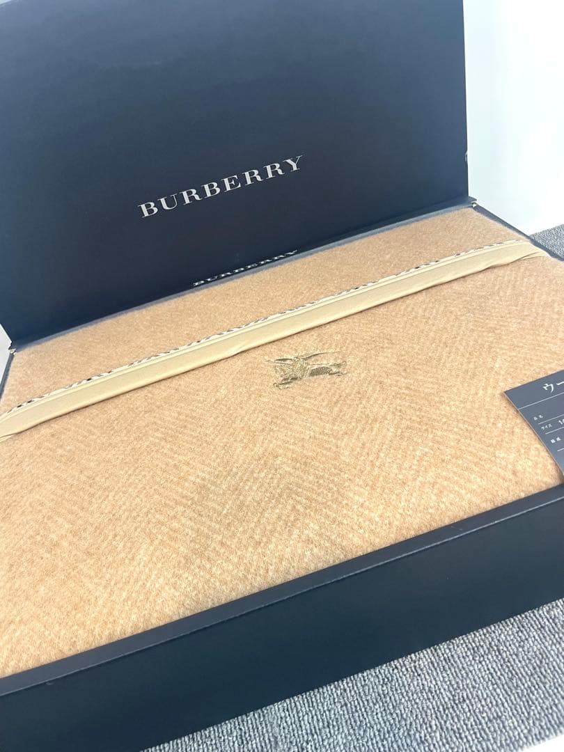 BURBERRY バーバリー ウール毛布 140×200 cm シングル