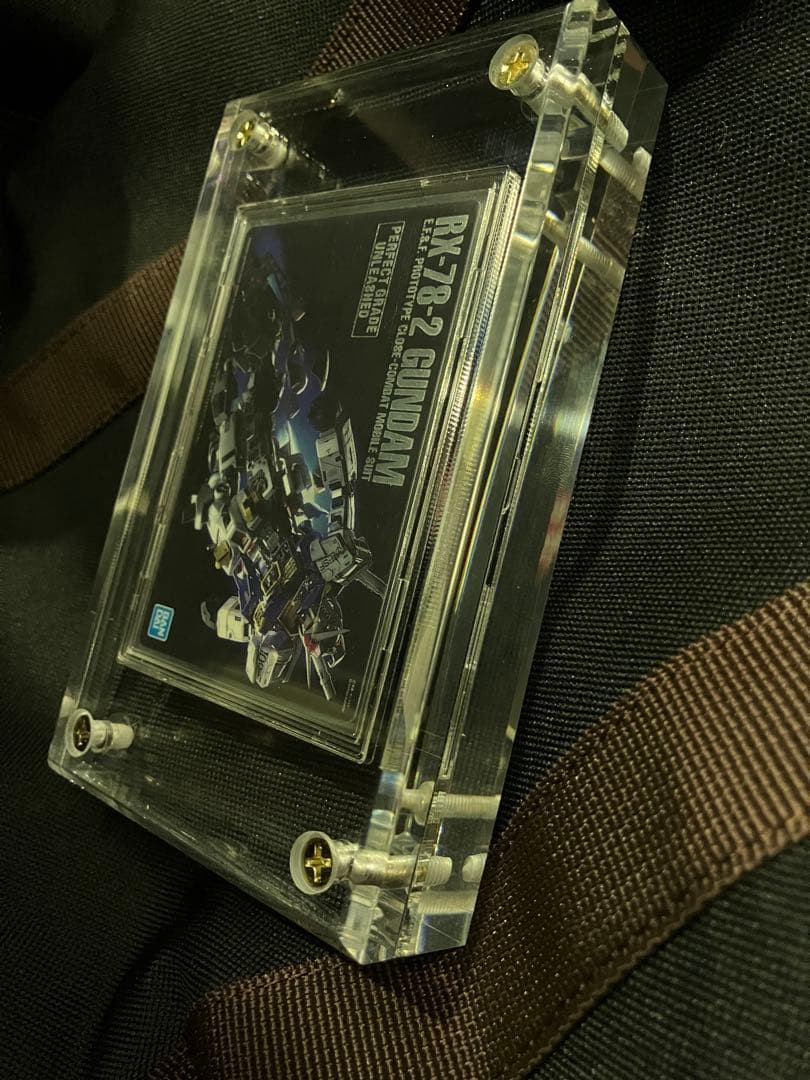 pguガンダム 塗装完成品　スクリューダウンカード付き