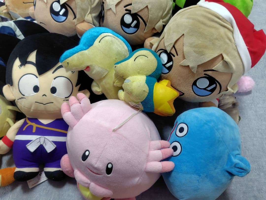 【大量ぬいぐるみ30点以上】ドラゴンボール コナン ポケモン ドラクエ