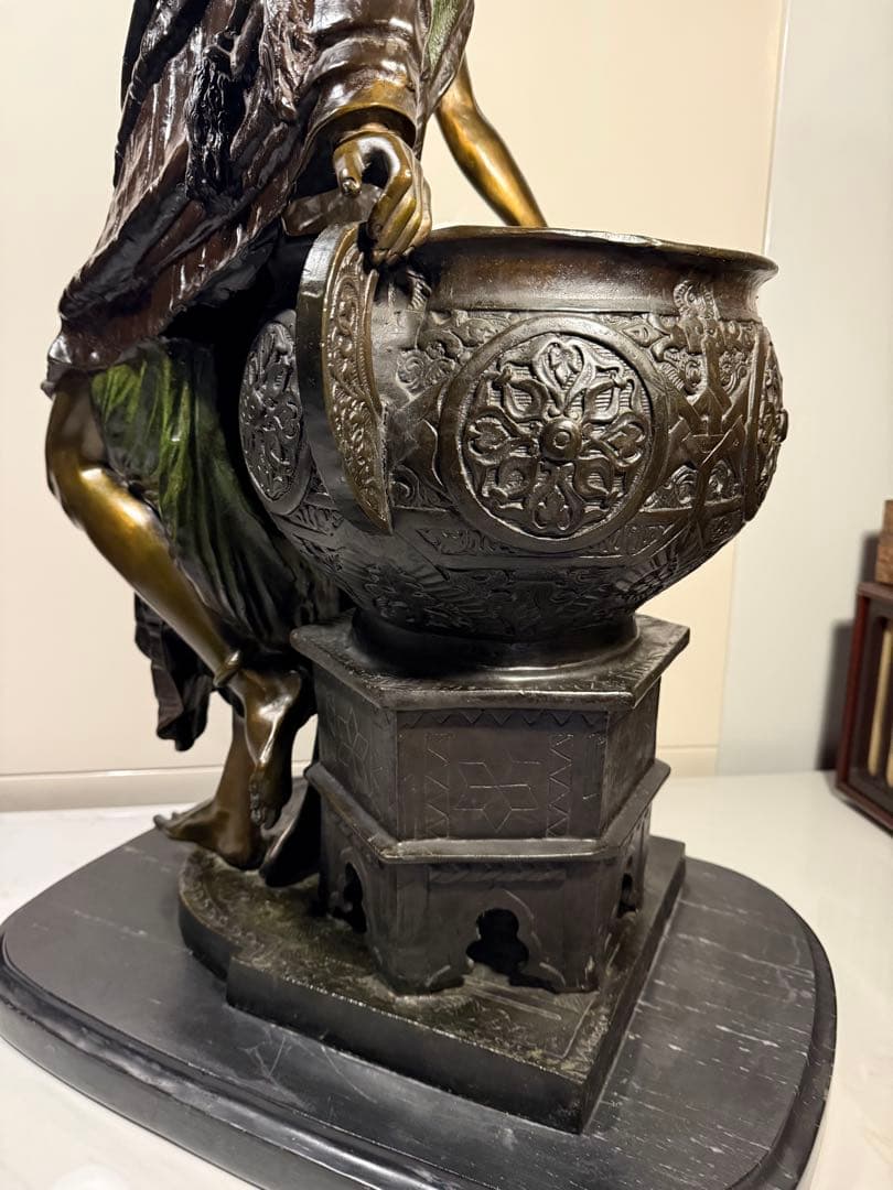 Arthur Waagen 《Arab Woman with Urn》H85cm