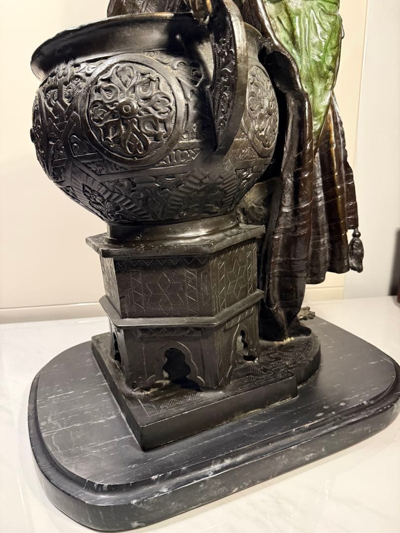 Arthur Waagen 《Arab Woman with Urn》H85cm