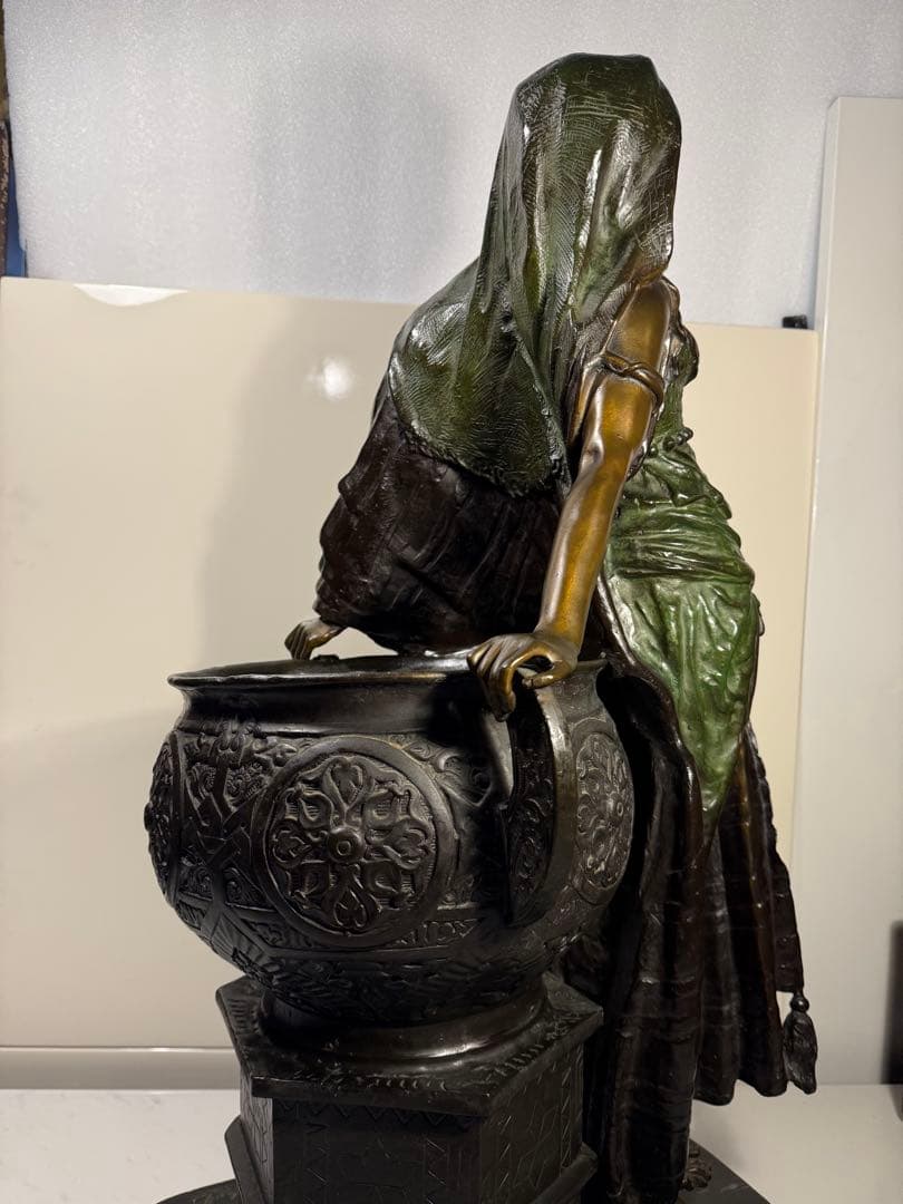 Arthur Waagen 《Arab Woman with Urn》H85cm