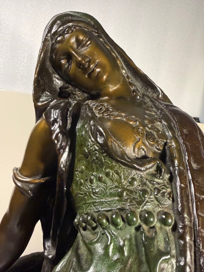Arthur Waagen 《Arab Woman with Urn》H85cm