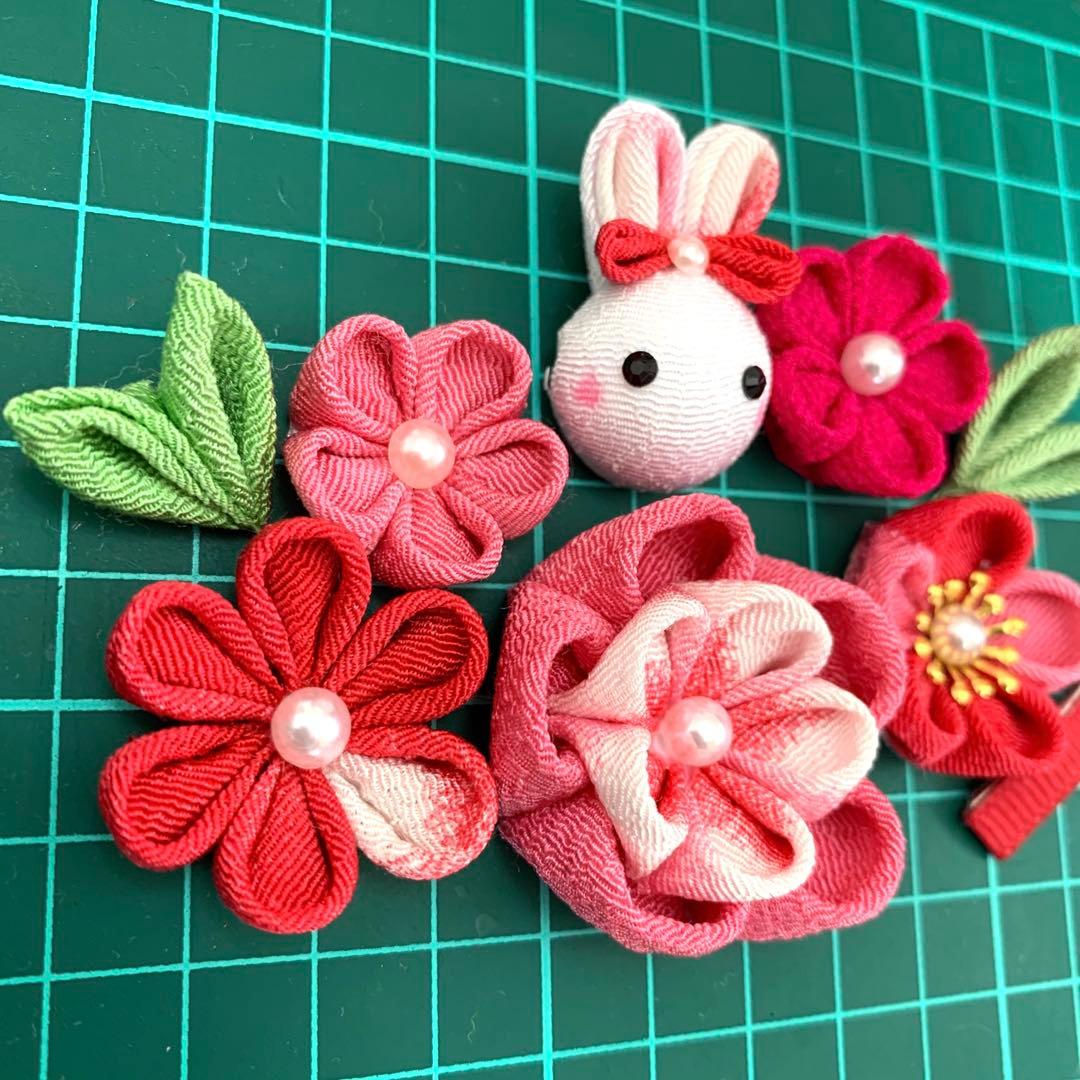 つまみ細工＊パーツ＊髪飾り＊七五三＊初正月＊初節句＊ひな祭り＊羽子板＊着物