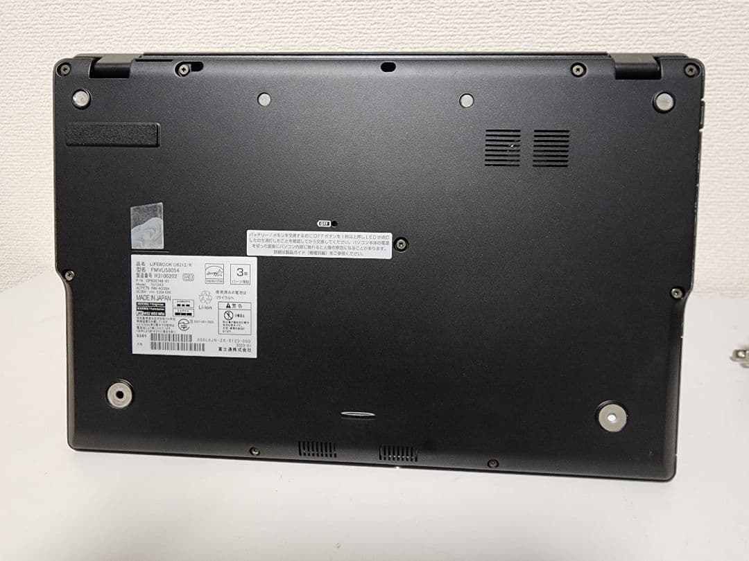 良品　軽量　富士通 LIFEBOOK　U6312　12世代i5/8GB/256G