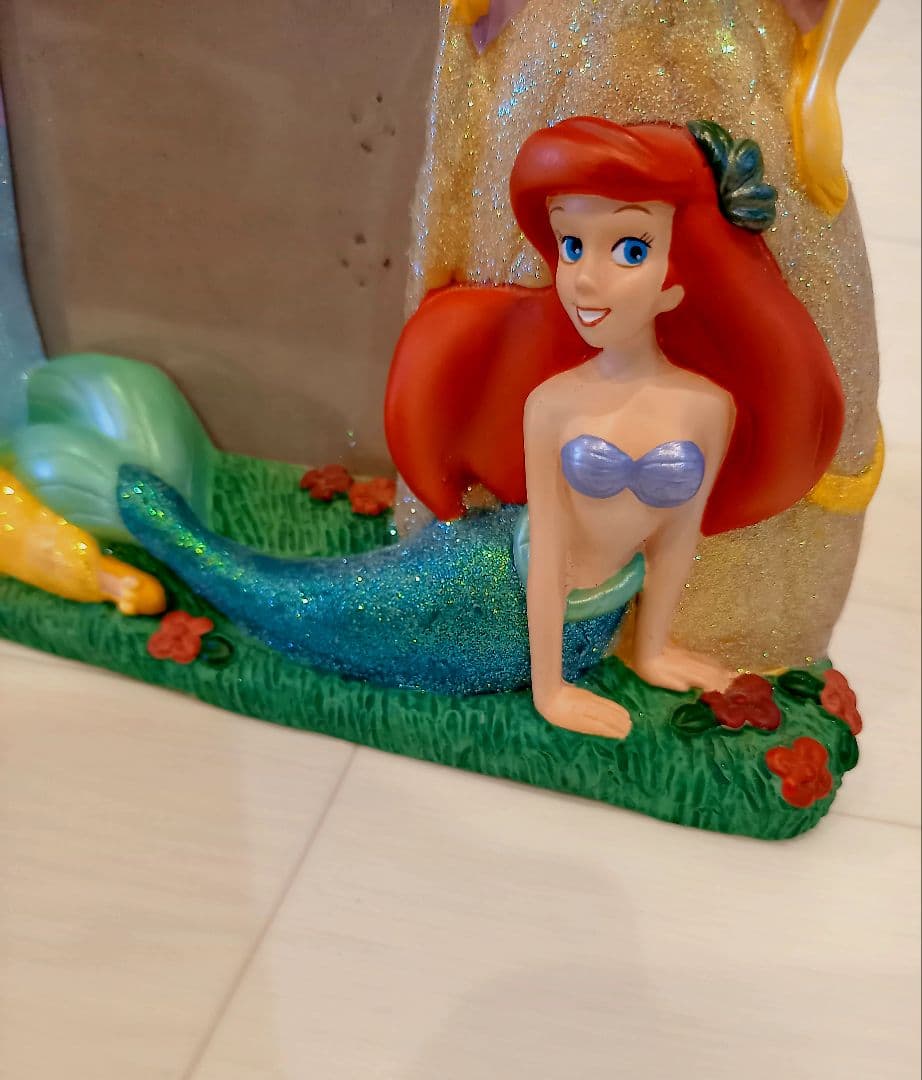 ディズニー　プリンセス　フォトフレーム　写真立て　陶器　レトロ　希少☆