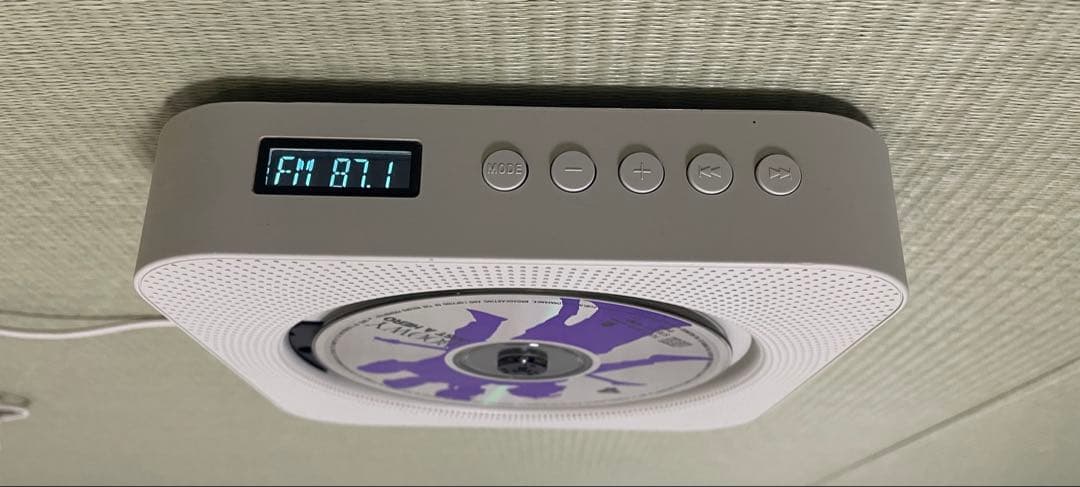 壁掛けcdプレーヤー 無印　動作確認済み　即日発送！
