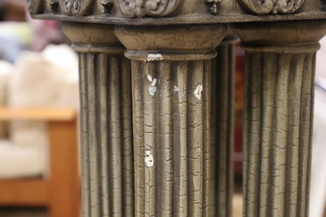 GMFK214A○西洋 ヨーロピアン クラシック オブジェ 玄関飾 置物 装飾柱