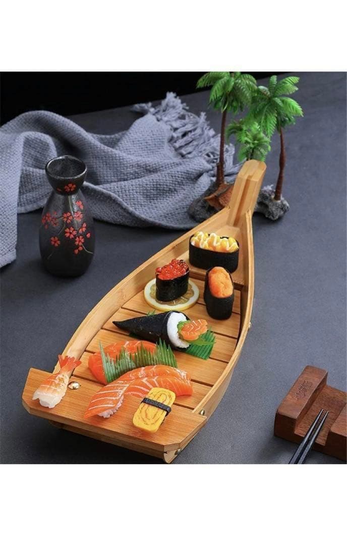 寿司盛台 刺身盛台 川舟 将軍舟 業務用 和食器 木製 寿司船 ランチプレート