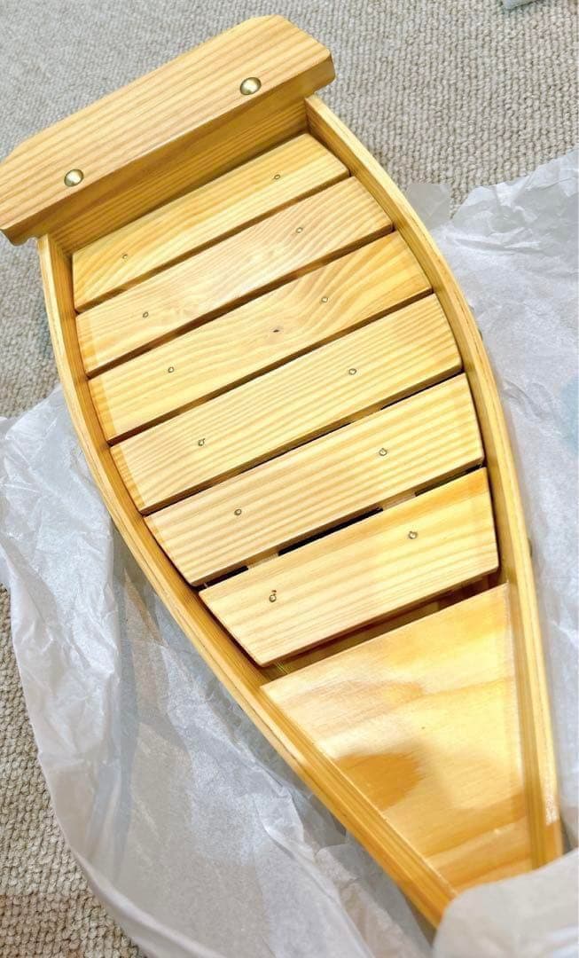 寿司盛台 刺身盛台 川舟 将軍舟 業務用 和食器 木製 寿司船 ランチプレート