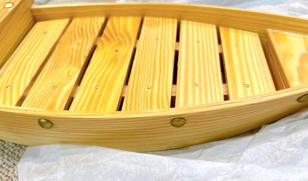 寿司盛台 刺身盛台 川舟 将軍舟 業務用 和食器 木製 寿司船 ランチプレート