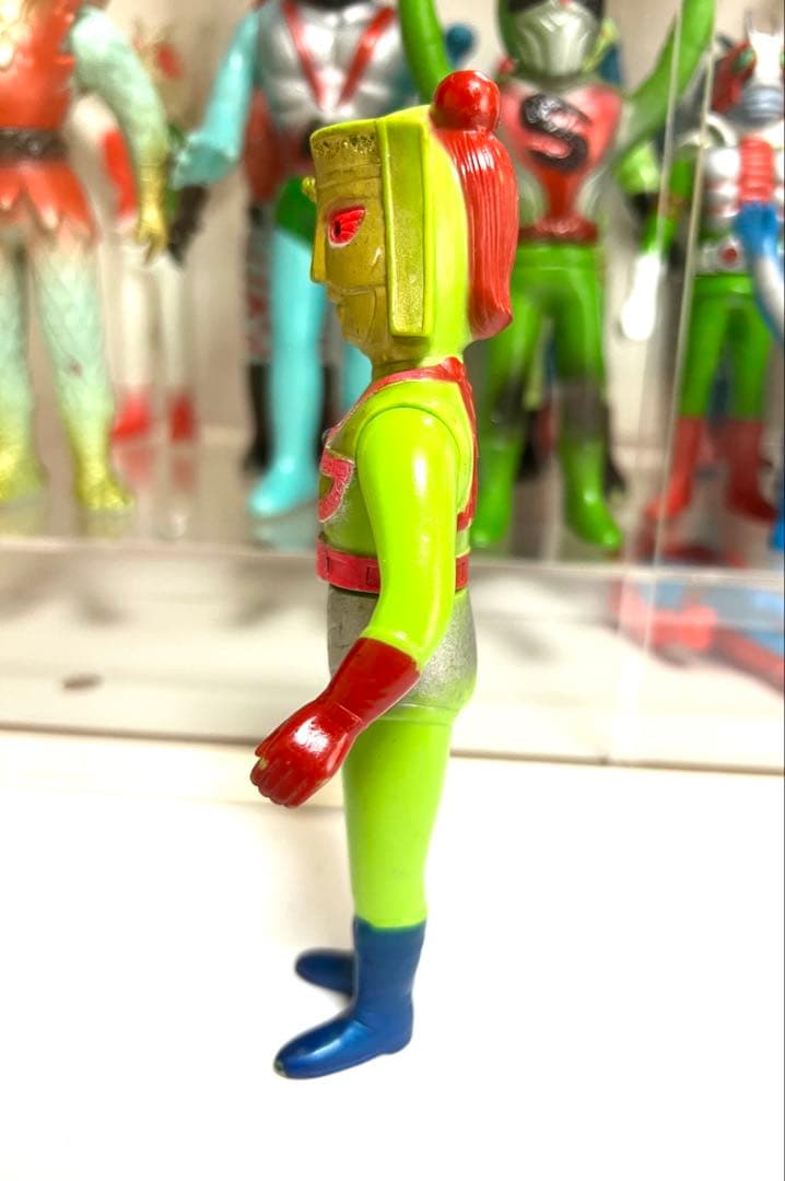 【激レア】金色塗装！行け！グリーンマン ソフビ（ポピー 旧バンダイ タカトク