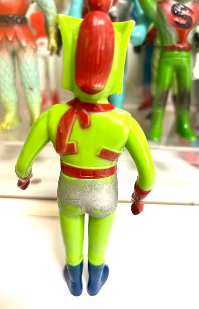 【激レア】金色塗装！行け！グリーンマン ソフビ（ポピー 旧バンダイ タカトク