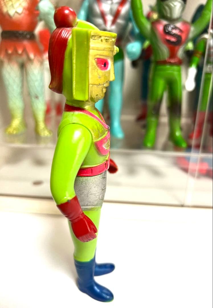 【激レア】金色塗装！行け！グリーンマン ソフビ（ポピー 旧バンダイ タカトク