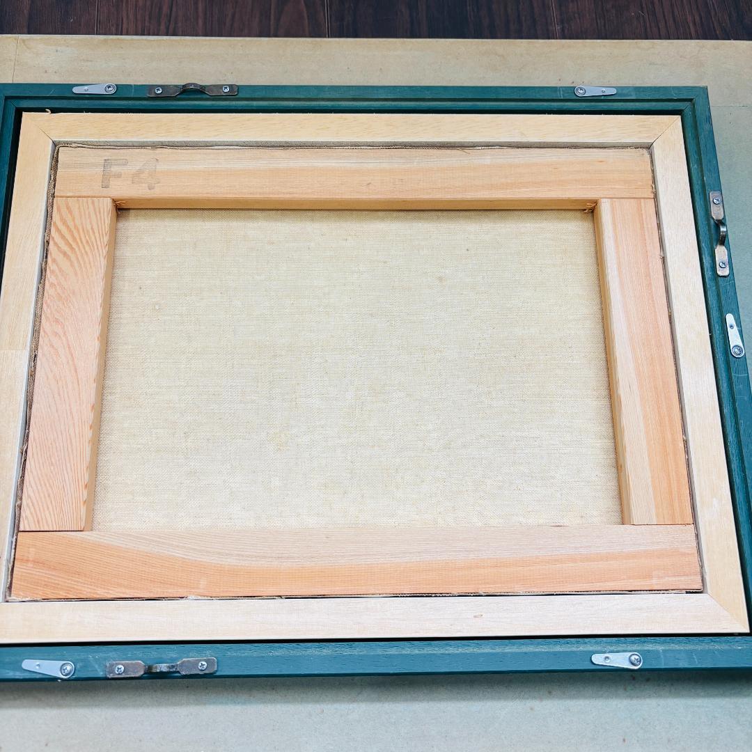 R. Rosini サイン入り 油彩画 花の静物 額装 F4号 インテリア