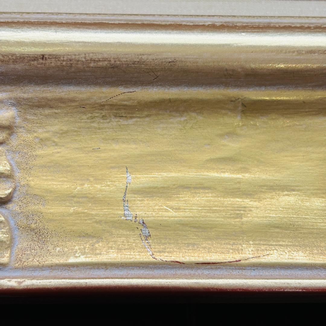 R. Rosini サイン入り 油彩画 花の静物 額装 F4号 インテリア