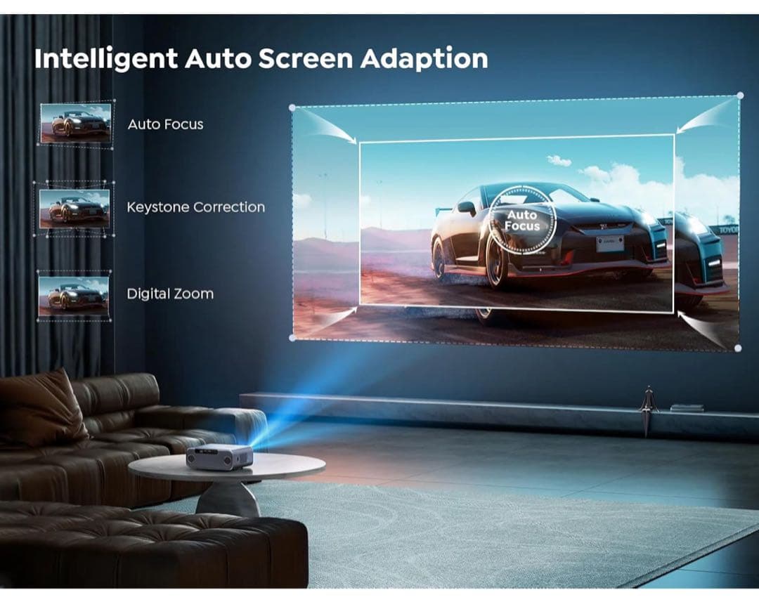 Yaber Pro V9 プロジェクター 本体 ガンメタ
