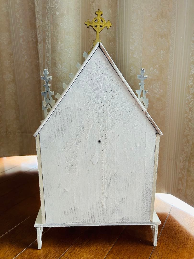 【超希少】✞ゴシック様式祭壇＋マリア像2体＋天使像　カトリック