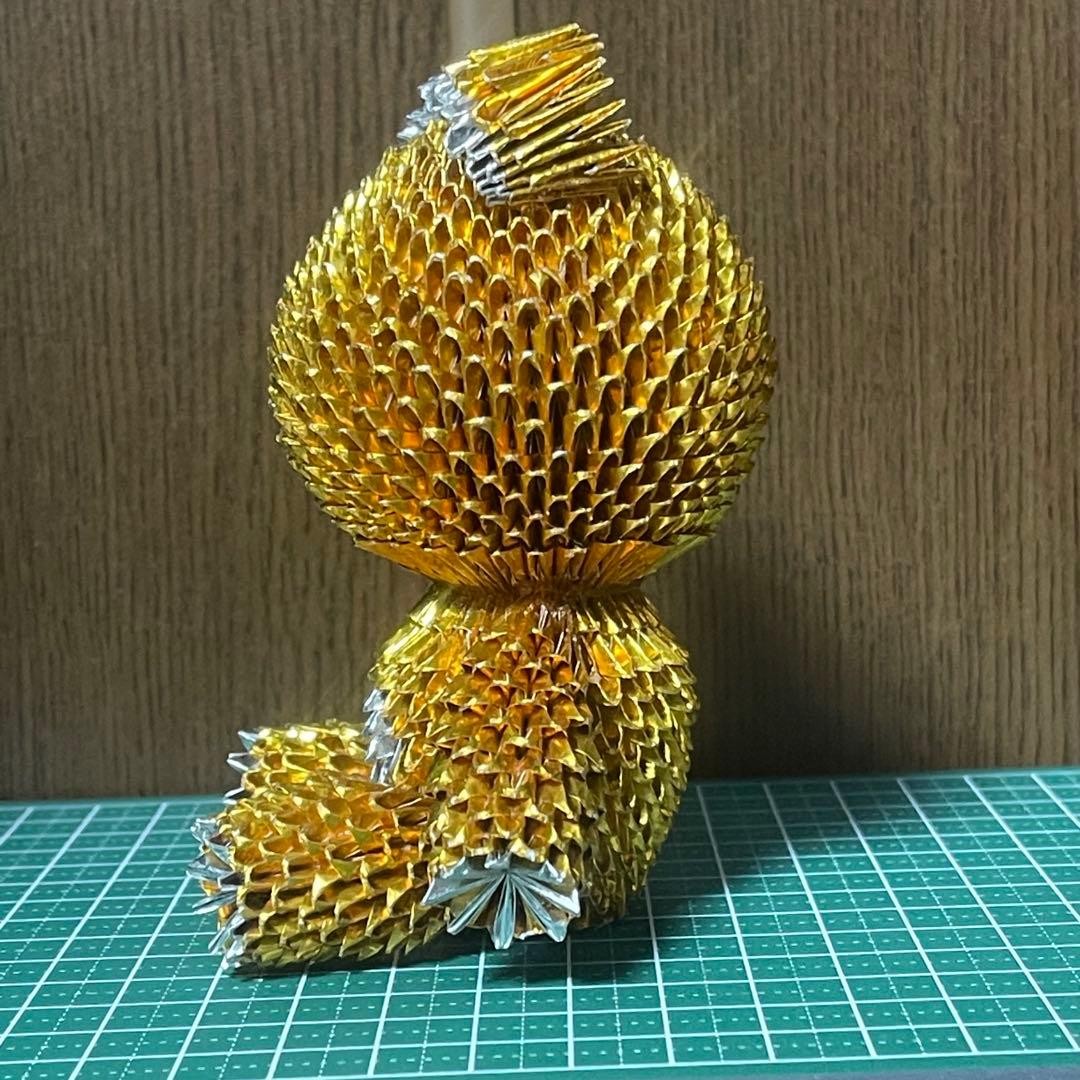 3D手芸折り紙クマ