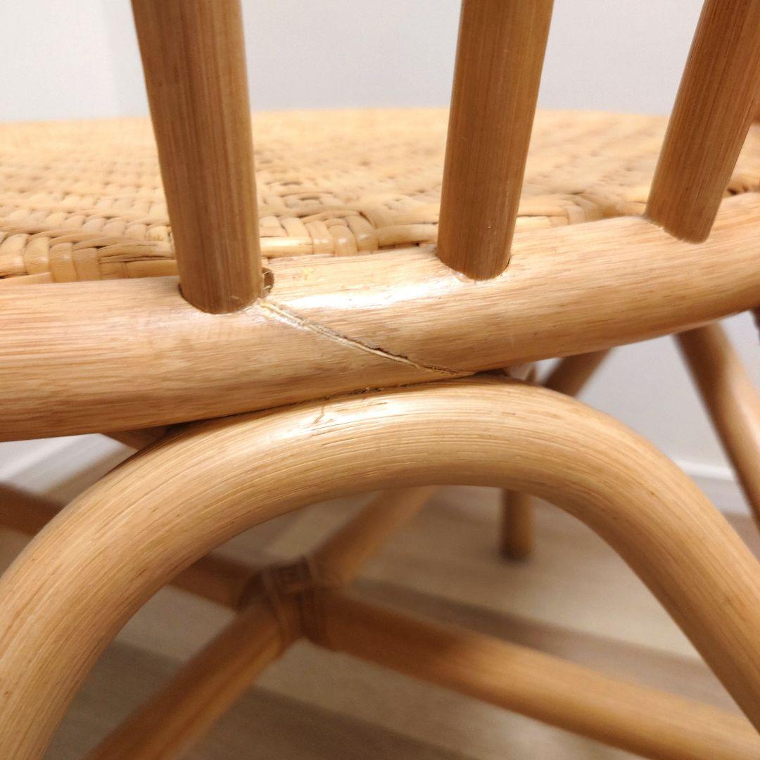 【そらの】TOU　WR　サイドチェア　ラタン　チェア　1脚