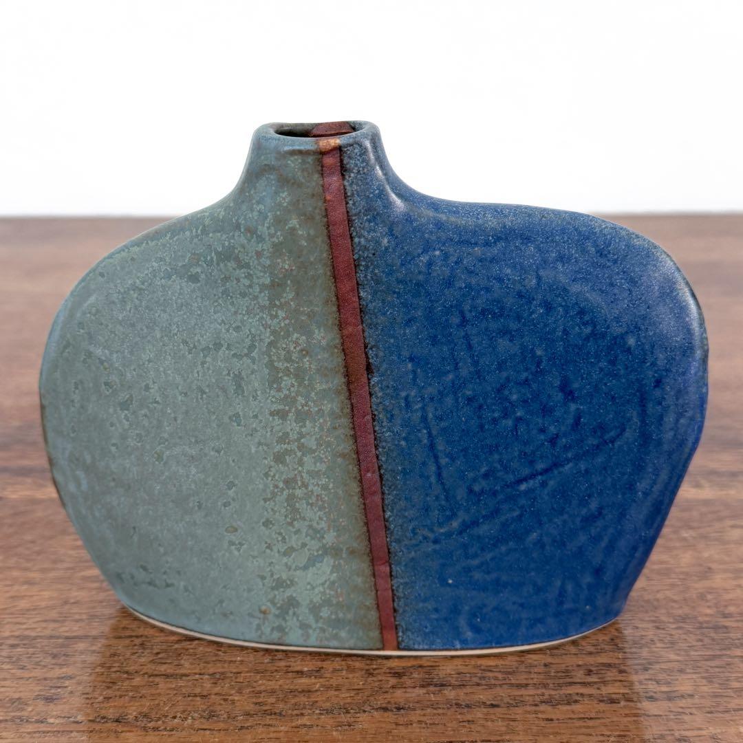 【ドイツ Studio pottery 花瓶 】ヴィンテージ 419