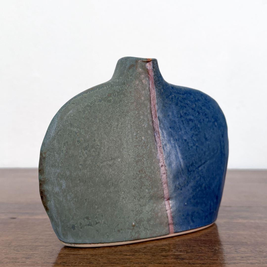 【ドイツ Studio pottery 花瓶 】ヴィンテージ 419