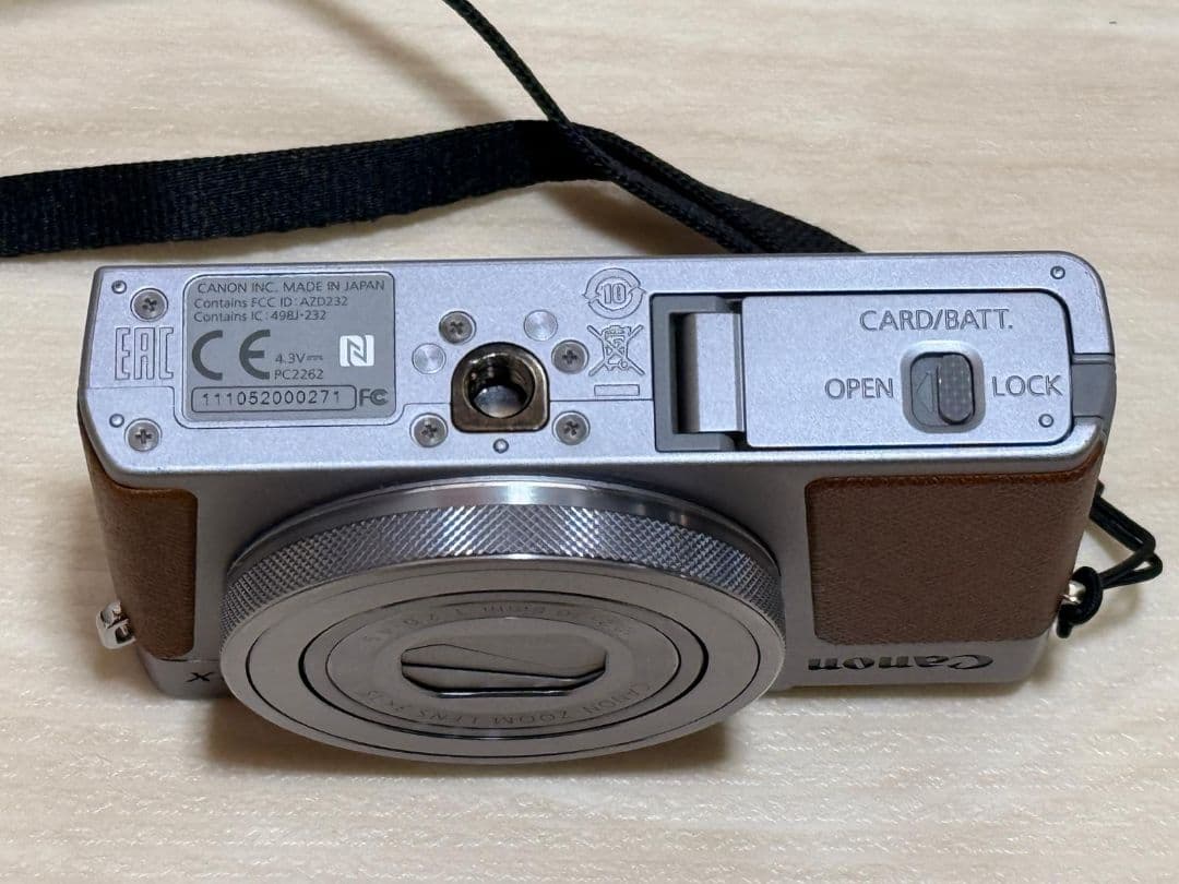 Canon G9 X PC2262 デジタルカメラ バッテリーなし