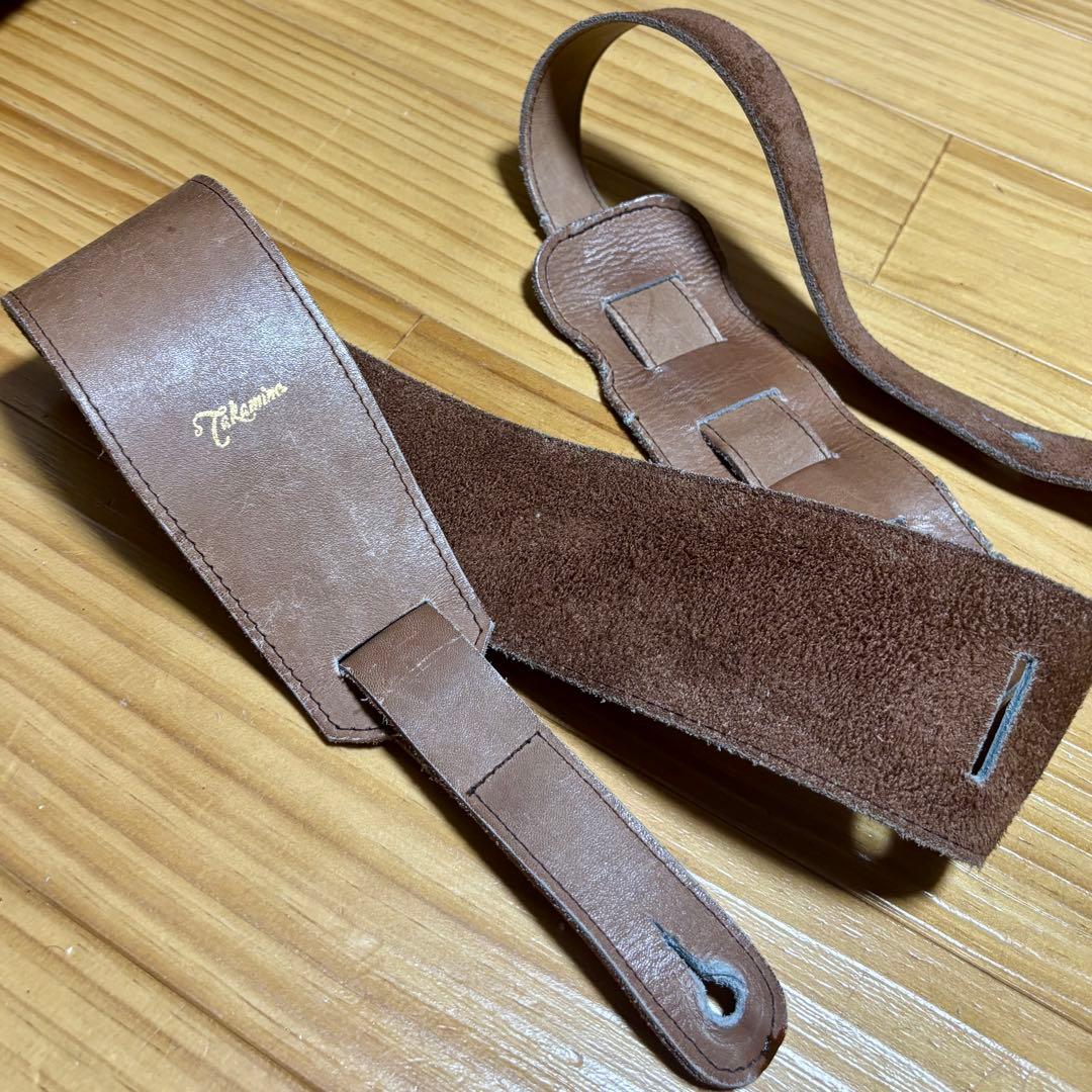 【超美品低弦高】エレアコ　cooder by takamine 本革ストラップ付