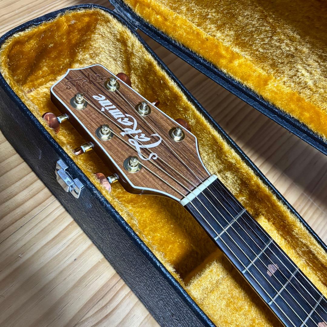 【超美品低弦高】エレアコ　cooder by takamine 本革ストラップ付