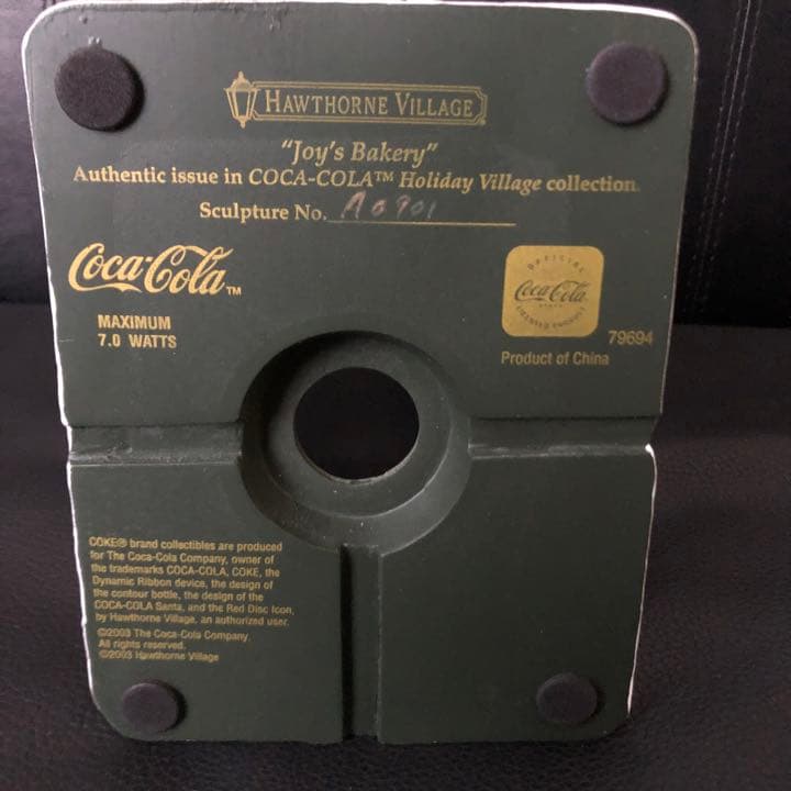 ビンテージ★コカコーラ ホリデー ビレッジ ジョイズ ベーカリー★クリスマス