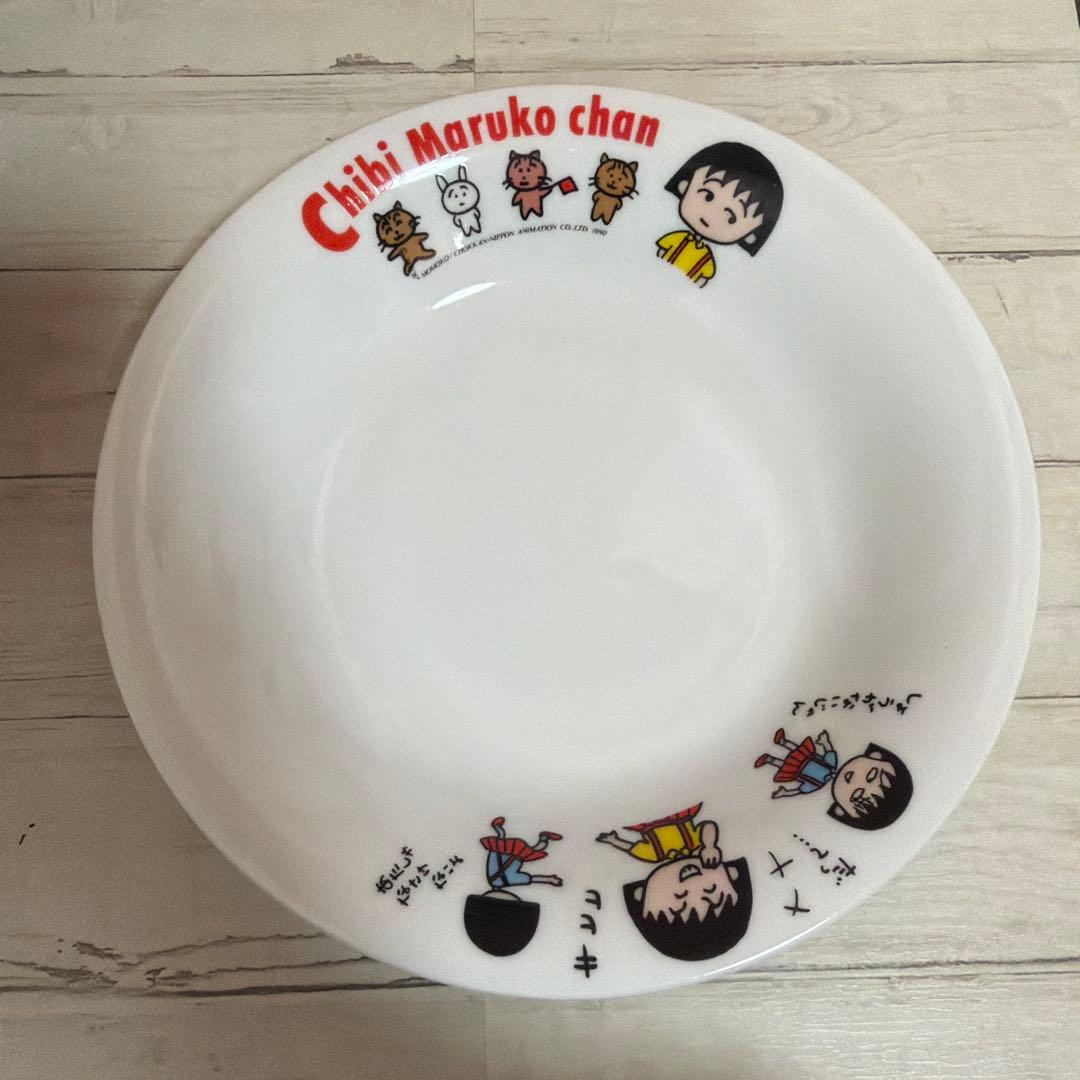 ちびまる子ちゃん どんぶり プレート セット さくらももこ 昭和レトロ